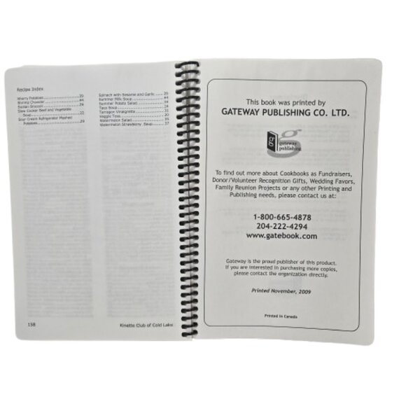 2009 Cookbook Come Cook with Kinette Club of Cold Lake Alberta Sunflower Cover - Picture 13 of 16